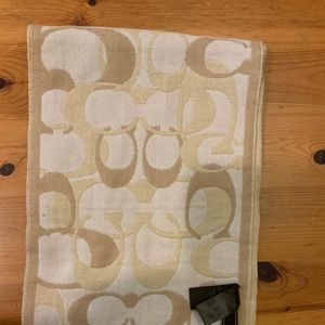 Coach 100% Merino Wool Scarf
